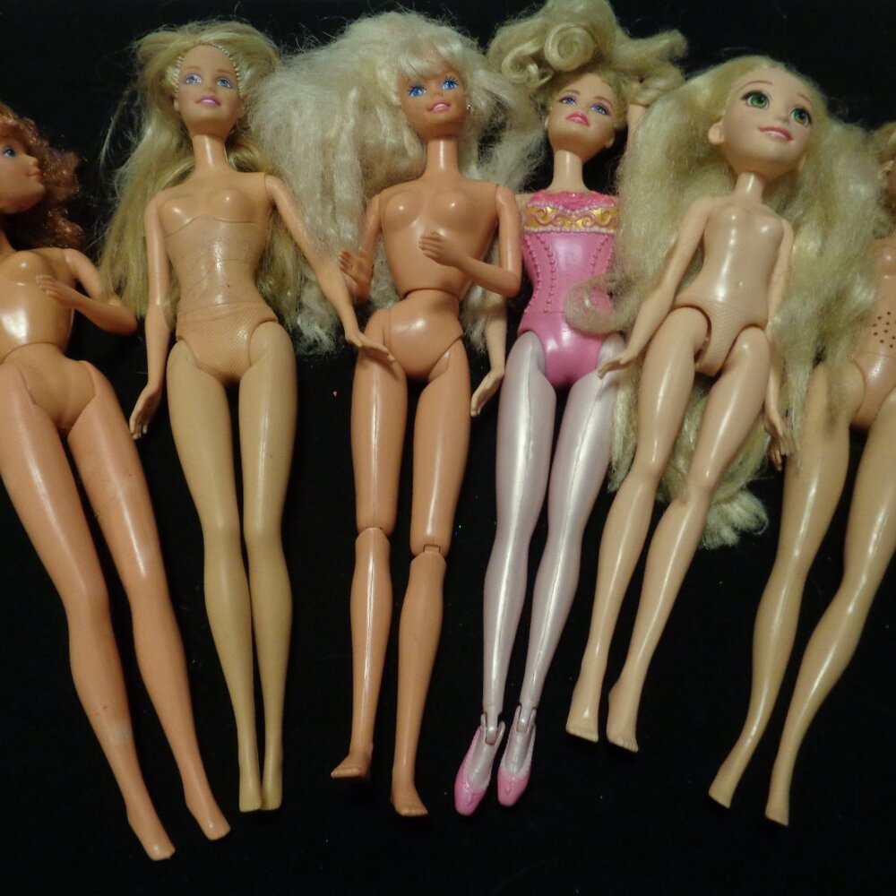 BARBIECORE  VINTAGE DOLL RESCUE LOT OF 6 DOLLS